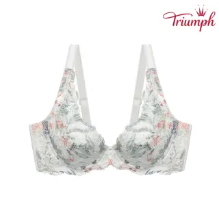 【Triumph 黛安芬】自然優雅系列 透氣包覆 C罩杯內衣(純淨白)