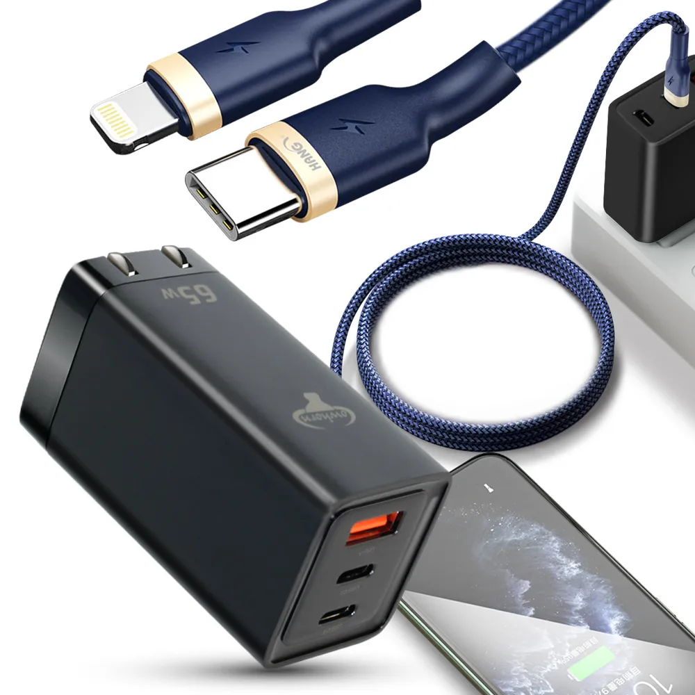 Zmi-紫米】USB-C-PD-65W-快充充電器(HA712) - momo購物網- 好評推薦 