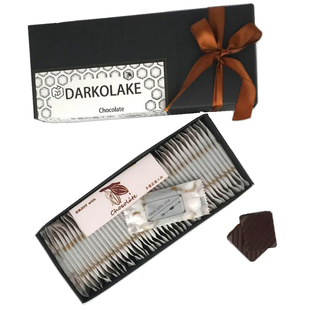 【多儂莊園工坊】75% 黑巧克力 45片 禮盒(巧克力禮盒  Darkolake 情人節巧克力)_情人節禮物