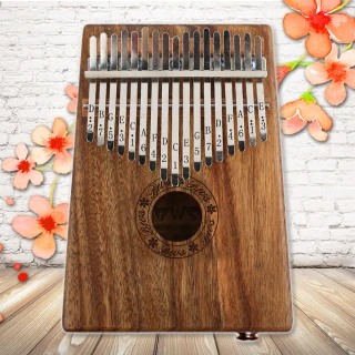 【美佳音樂】Kalimba 卡林巴琴拇指琴-超值全配．17音EQ相思木單板(贈旅行包音箱)
