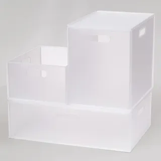 【NITORI 宜得利家居】收納盒 N INBOX W 寬高型 標準型 CL(收納籃 收納盒 整理盒)