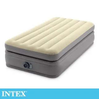【INTEX】豪華雙氣室加高單人加大充氣床墊-99x191x高51cm(64161ED)