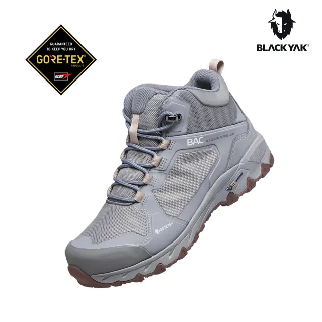 Black Yak 女bac Hiker Gtx中筒防水登山鞋 灰色 韓國登山多功能鞋防水鞋登山鞋中筒鞋女鞋 Momo購物網 雙11優惠推薦