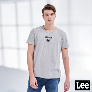 【Lee】Taiwan 小Logo 男短袖T恤-礦石灰