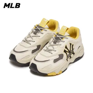 【MLB】老爹鞋 拼接撞色休閒鞋 側邊Logo 紐約洋基隊(3ASHC311N-50MSD)