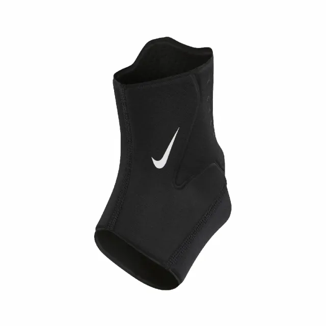 【NIKE 耐吉】護踝 Pro Ankle Sleeve 男女款 護具 運動 籃球 腳踝 吸濕排汗 透氣 黑 白(N1000677-010)
