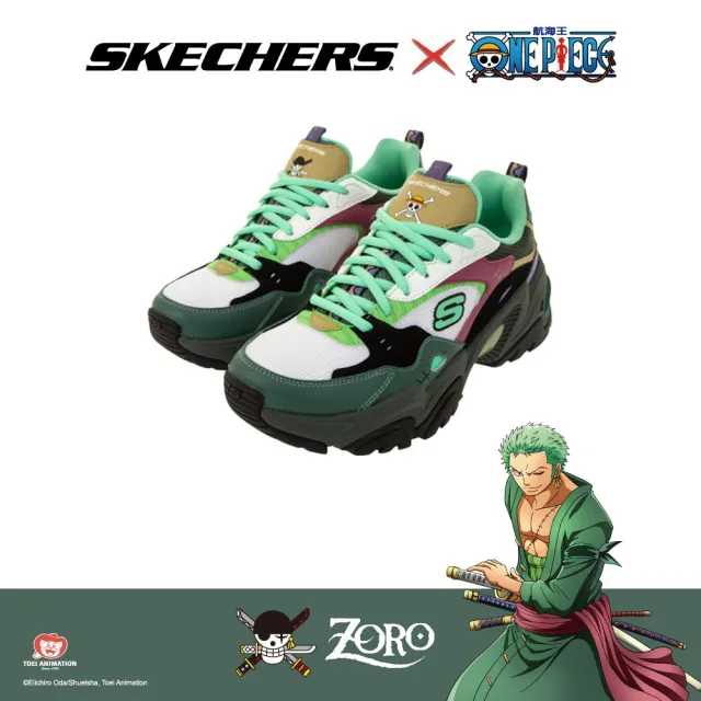 Skechers 女休閒系列one Piece聯名款 索隆stamina V2 6034bkmt Momo購物網