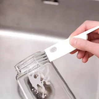 【杯碗清潔】日式三效合一杯蓋清潔刷-2入(縫隙 瓶蓋 保溫瓶 奶瓶 水壺 水槽)