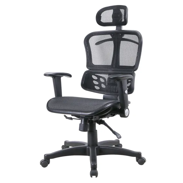 【椅靠一生】電腦椅辦公椅子騎士領航款疫菌雙層強網椅(MIT/獨立頭枕推薦人體工學椅)