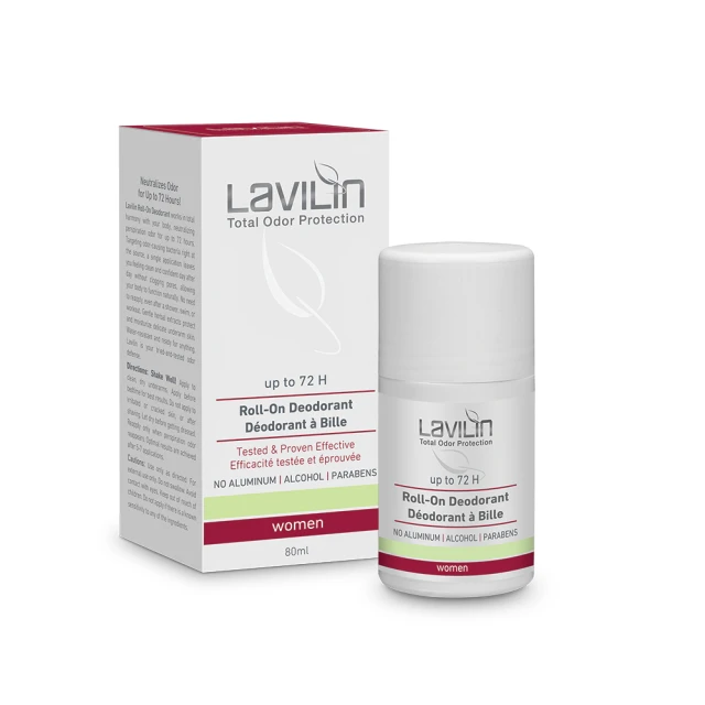 Lavilin 72小時持久腋下滾珠體香劑80ml(女香款)