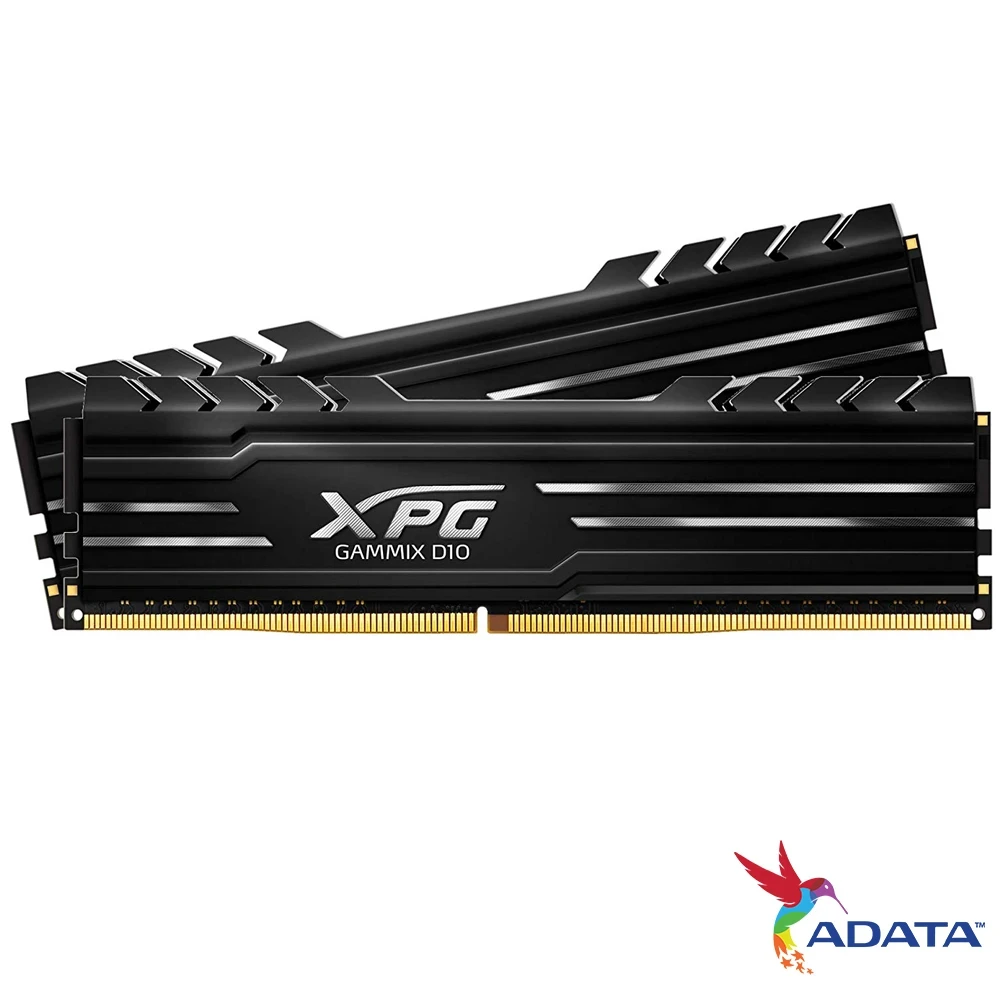 XPG D10 DDR4/3200_16GB2入 桌上型超頻記憶體(黑★AX4U3200316G16A-DB10)