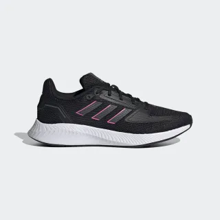 adidas 愛迪達】Adidas RUN FALCON 2.0 女款黑色運動慢跑鞋FY9624 