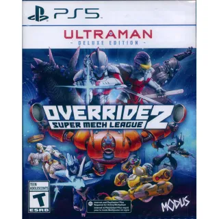 【SONY 索尼】PS5 Override 2: 超級機甲聯盟 奧特曼豪華版 Override 2: Ultraman Deluxe(中英日文美版)