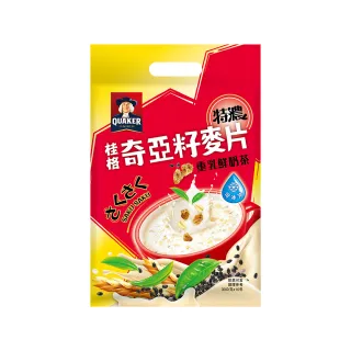 【QUAKER桂格】奇亞籽麥片-重乳鮮奶茶(30x10包/袋)