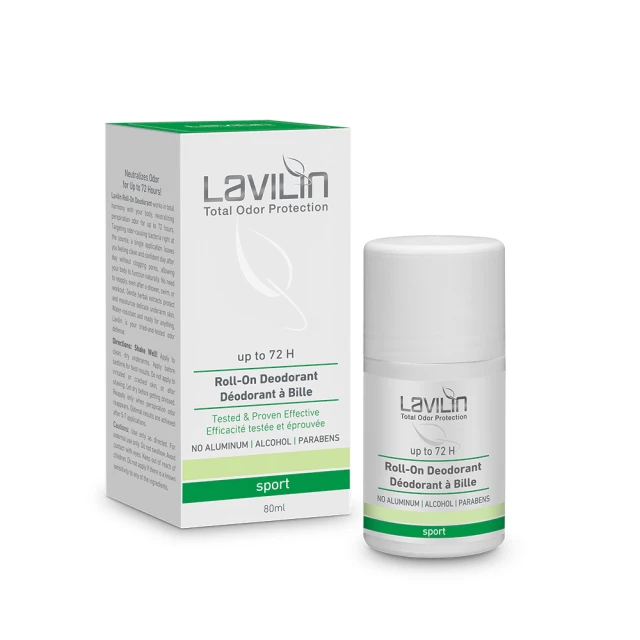 Lavilin 72小時持久腋下滾珠體香劑80ml(運動者專用)