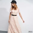 【iROO】蕾絲 長版連身洋裝