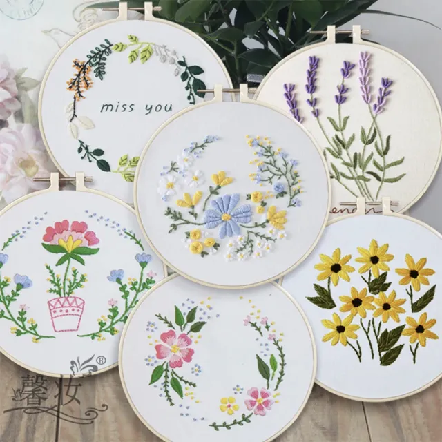 德德小品集 來刺繡吧 花物語刺繡小時光 刺繡diy組合包內含材料以及教學 Momo購物網 好評推薦 23年2月