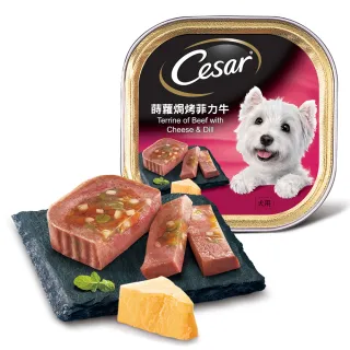 週期購【Cesar 西莎】經典餐盒超值組100g*24入*2組(狗罐/犬罐)