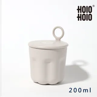 【Holoholo】Jelly Mini 果凍咖啡隨行保溫杯－小（200ml／奶油白）