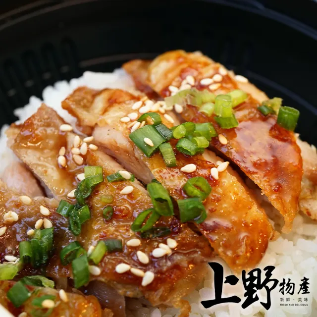 【上野物產】日本名物 特調醬漬無骨雞腿排 x12片(100g±10%/片 雞排 冷凍食品)