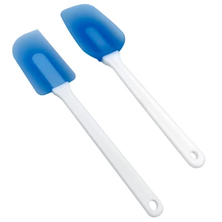 矽膠刮杓刮刀2件(藍)