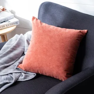 【hoi! 好好生活】台灣製台灣製質感沙發布抱枕套45x45cm(多款顏色可選)