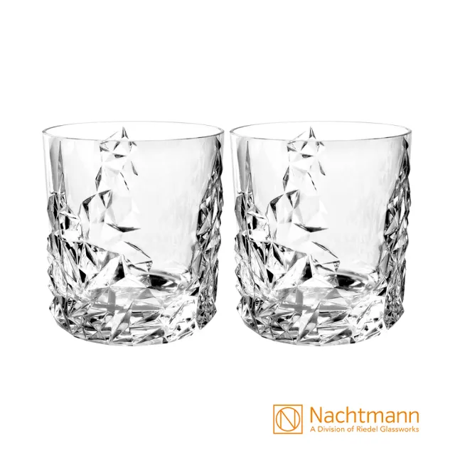 【Nachtmann】雕塑威士忌杯2入-Sculpture