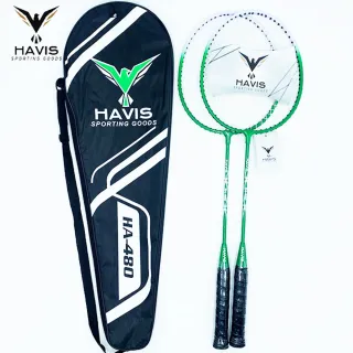 【HAVIS】HA-480雙入羽毛球拍(全新入門 鐵拍 羽毛球 超輕量羽拍 羽拍 台灣製造)