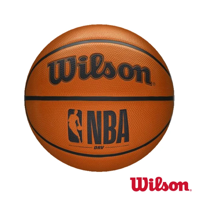 【WILSON】NBA DRV系列 橘 橡膠 籃球(5號)