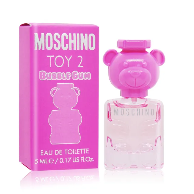 【MOSCHINO】莫斯奇諾 泡泡熊女性淡香水 Bubble Gum(5ml EDT-公司貨)