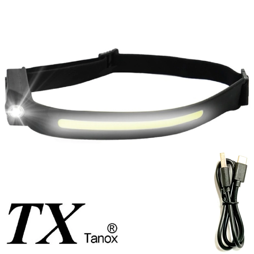 【TX 特林】XPG+COB雙光源感應式夜跑專用頭燈(HD-NIGHT01)