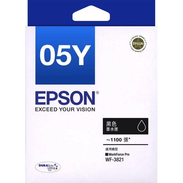 【EPSON】T05Y 原廠黑色墨水匣(T05Y150/適用WF-3821)