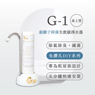 【GEJP】G-1銀離子抑菌輕便桌上型淨水器(DIY安裝)
