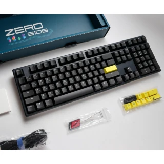 Zero 9108夜魅 機械式電競鍵盤(非背光/PBT二色成形/青軸/100%)