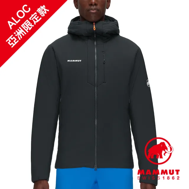 【Mammut 長毛象】Rime IN Flex Hooded Jacket AF Men 化纖外套 黑/幻影黑 男款 #1013-02110