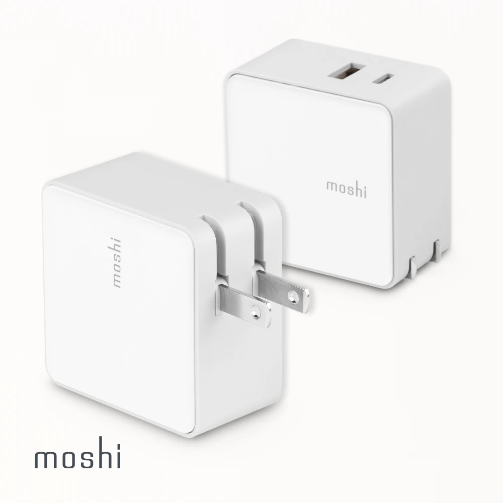【moshi】Qubit USB-C 充電器 PD 快充 45W(A Port / C Port)