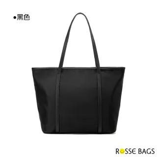 【Rosse Bags】經典時尚牛津布大容量托特包(現+預  灰色 / 黑色)