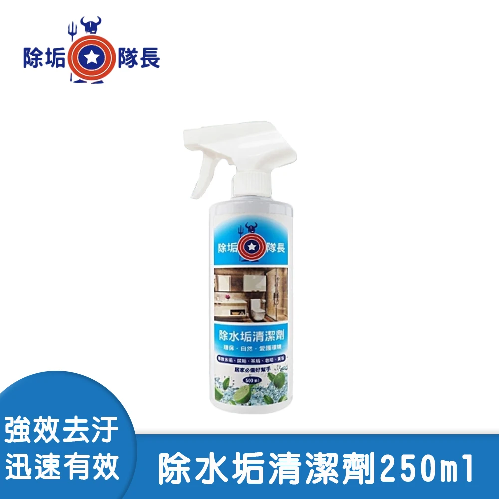 除水垢清潔劑250ml(廁所浴室/馬桶地板/皂垢尿垢除霉/玻璃磁磚水)