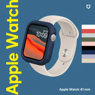 【RHINOSHIELD 犀牛盾】Apple Watch Series 8/7 41mm CrashGuard NX模組化防摔邊框手錶保護殼