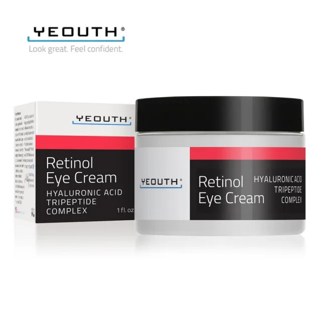 【YEOUTH】全效逆齡A醇眼霜-含玻尿酸+三肽複合物(解決眼周肌膚問題 2.5% A醇)