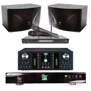 點歌機4TB+擴大機+無線麥克風+喇叭(DCC-899+FNSD A-300N+SR-889PRO+JBL Ki110)