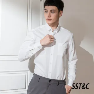 【SST&C 季中折扣】EASY CARE白色素面襯衫0312203016
