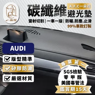 【一朵花汽車百貨】AUDI 奧迪 A1 A3 A4 A5 頂級碳纖維避光墊