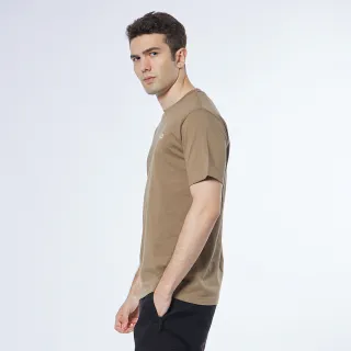 【JEEP】男裝 經典吉普車圖騰短袖T恤(棕色)