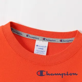 【Champion】AS刺繡Logo短Tee-橘色