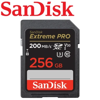 256GB 200MB/s Extreme Pro SDXC SD UHS-I V30 U3 記憶卡(平輸)