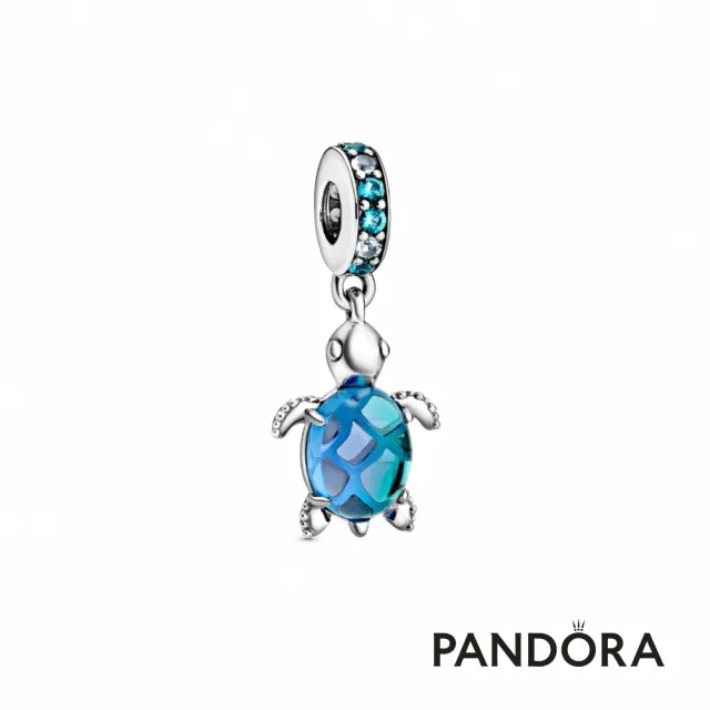 【Pandora官方直營】Murano 琉璃海龜吊飾