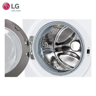 【LG 樂金】18公斤◆WiFi蒸洗脫變頻滾筒洗衣機◆冰磁白(WD-S18VCW)