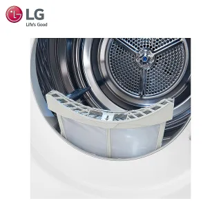 【LG 樂金】9公斤◆WiFi變頻免曬衣乾衣機◆冰磁白(WR-90VW)
