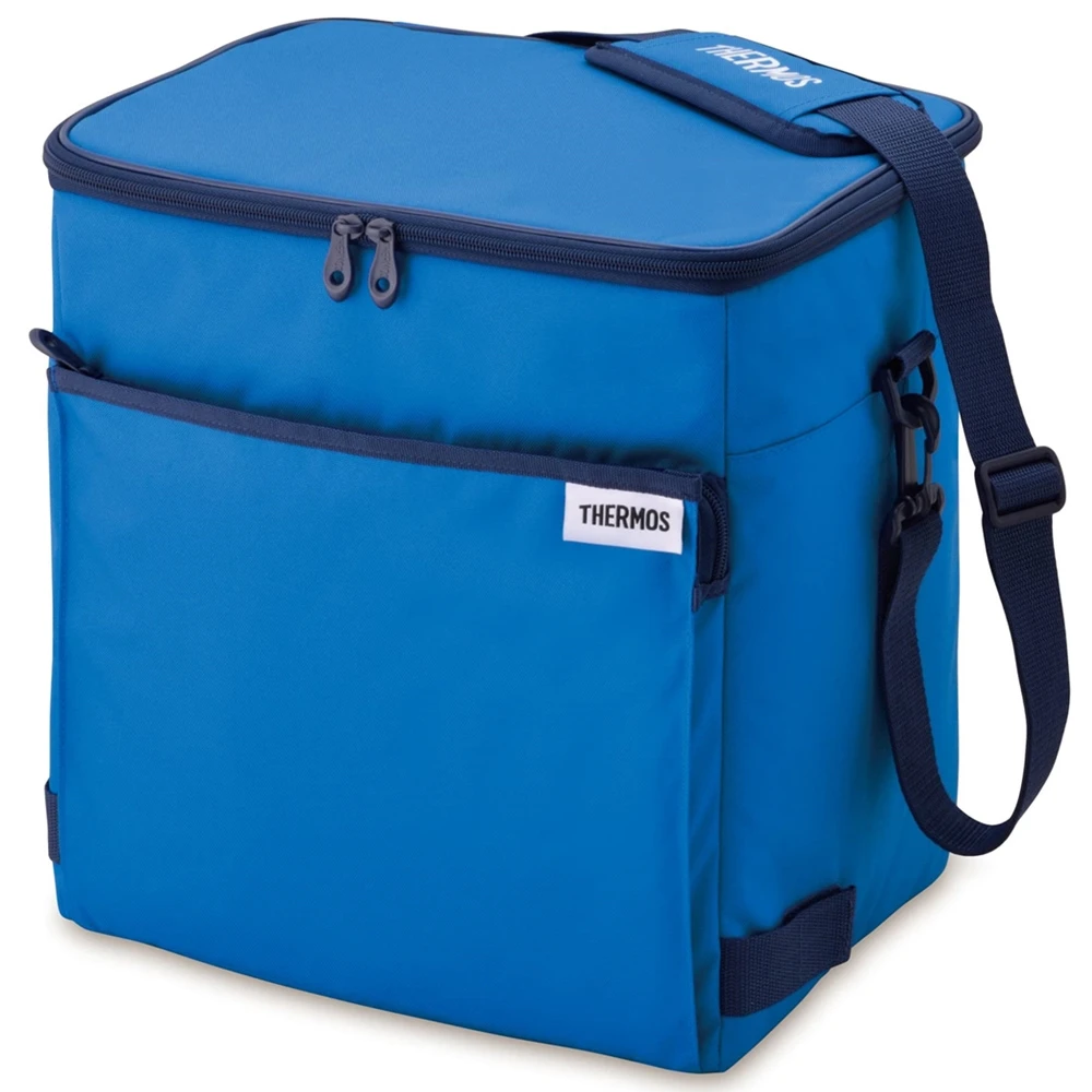 【THERMOS】日本 THERMOS 20L 藍色 保冷袋(保溫袋 保冰袋 露營 野餐 食物 飲料)